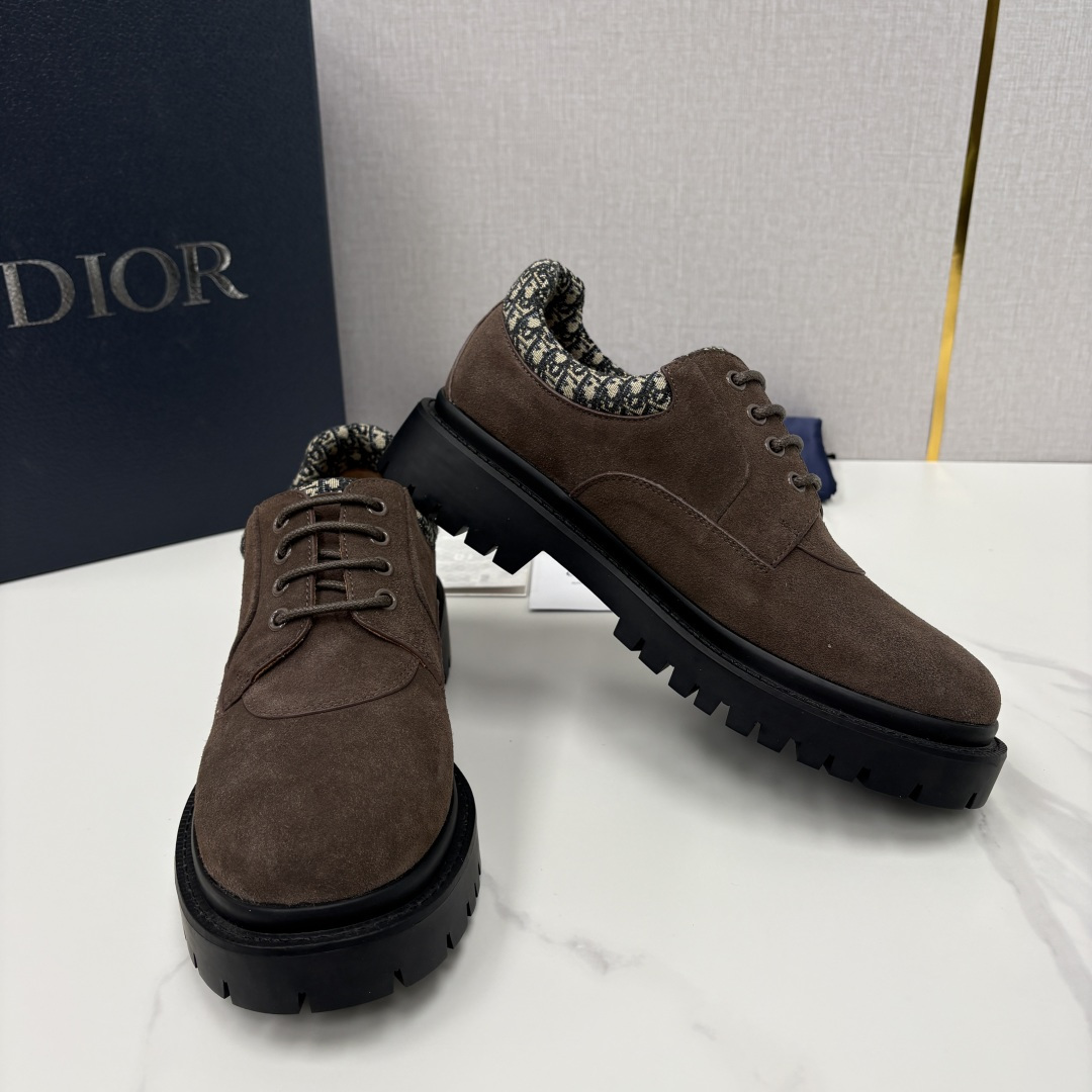 💋💍CD家新品 迪-奥 DIO* Explorer III 德比鞋 男士厚底鞋皮鞋 高奢与街头的完美融合