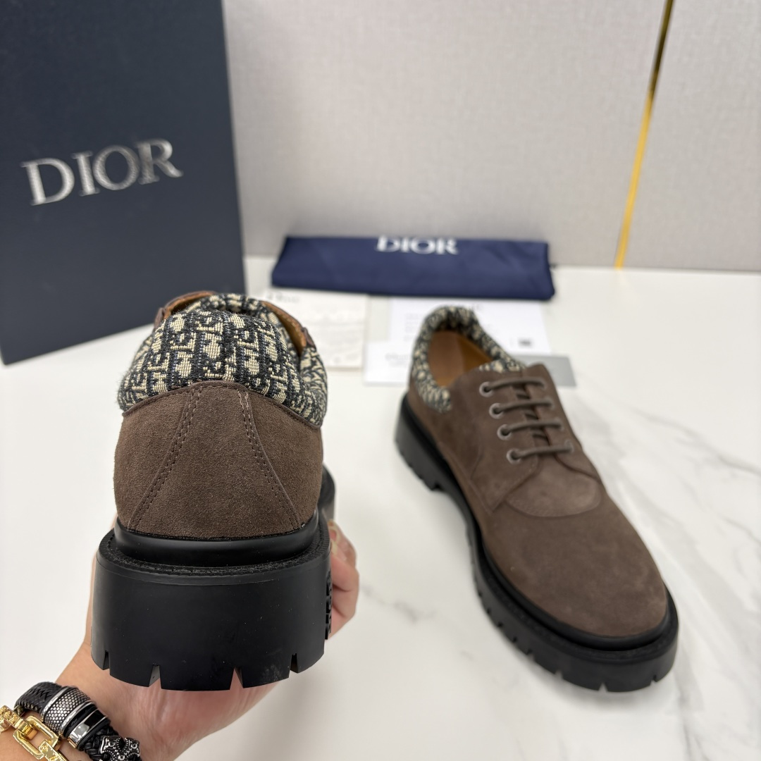 💋💍CD家新品 迪-奥 DIO* Explorer III 德比鞋 男士厚底鞋皮鞋 高奢与街头的完美融合