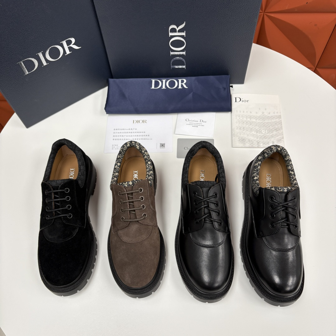 💋💍CD家新品 迪-奥 DIO* Explorer III 德比鞋 男士厚底鞋皮鞋 高奢与街头的完美融合