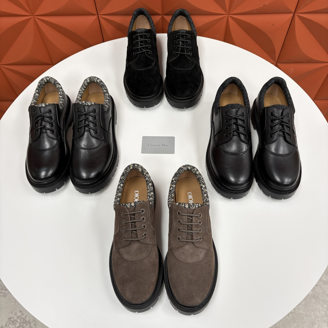 💋💍CD家新品 迪-奥 DIO* Explorer III 德比鞋 男士厚底鞋皮鞋 高奢与街头的完美融合