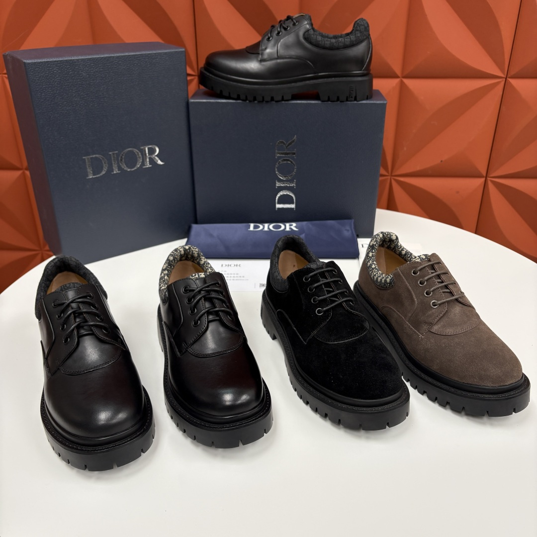 💋💍CD家新品 迪-奥 DIO* Explorer III 德比鞋 男士厚底鞋皮鞋 高奢与街头的完美融合