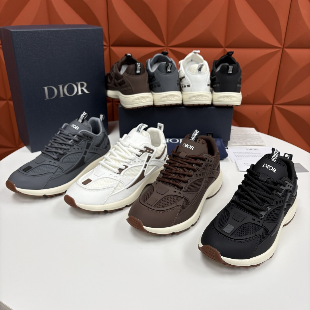 💋💍CD家新品 DIO*R 迪-奥 新款运动鞋跑鞋 复古机能风老爹鞋 高奢运动美学的标杆之作。 采用多层