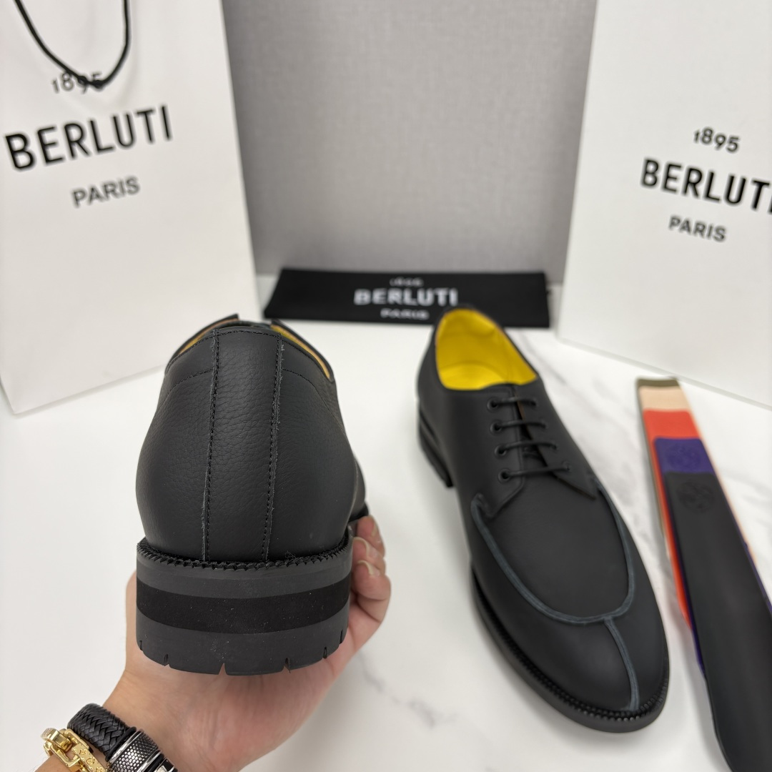 💋💍Berlut* 布鲁提 新品上架 New Oslo 皮革乐福鞋皮鞋官方 23,700 选用优质头层哑