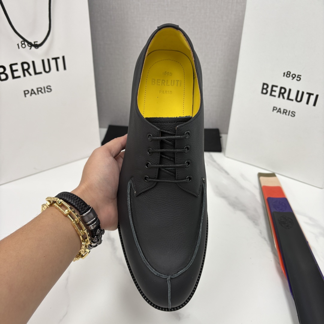 💋💍Berlut* 布鲁提 新品上架 New Oslo 皮革乐福鞋皮鞋官方 23,700 选用优质头层哑