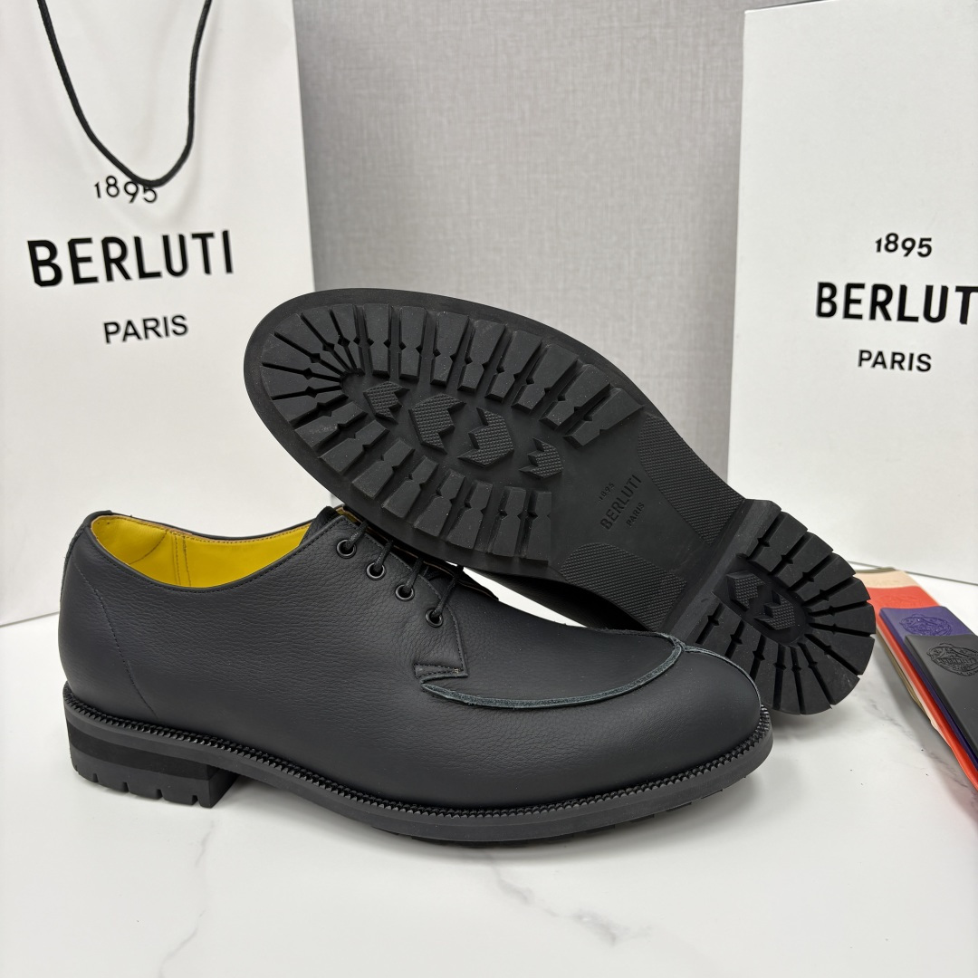 💋💍Berlut* 布鲁提 新品上架 New Oslo 皮革乐福鞋皮鞋官方 23,700 选用优质头层哑