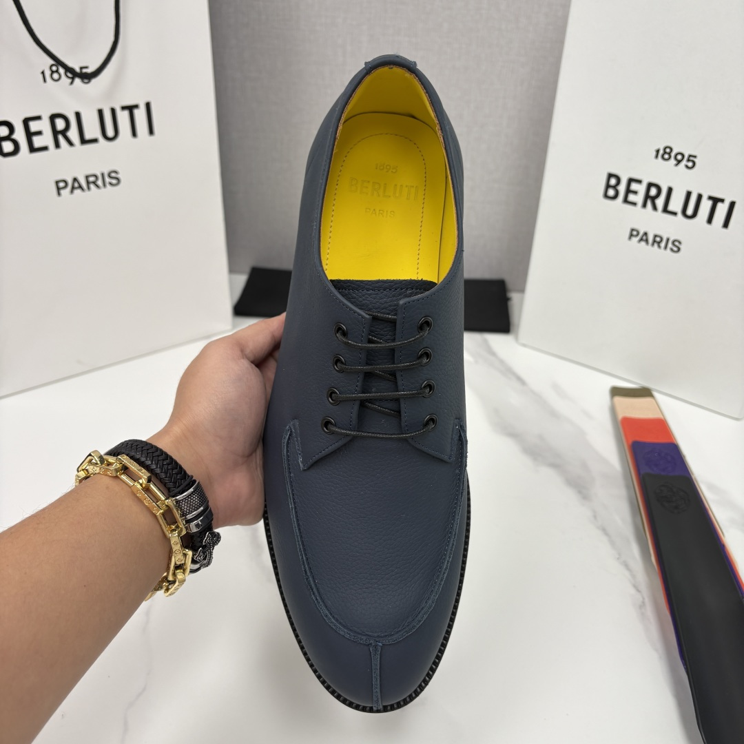 💋💍Berlut* 布鲁提 新品上架 New Oslo 皮革乐福鞋皮鞋官方 23,700 选用优质头层哑
