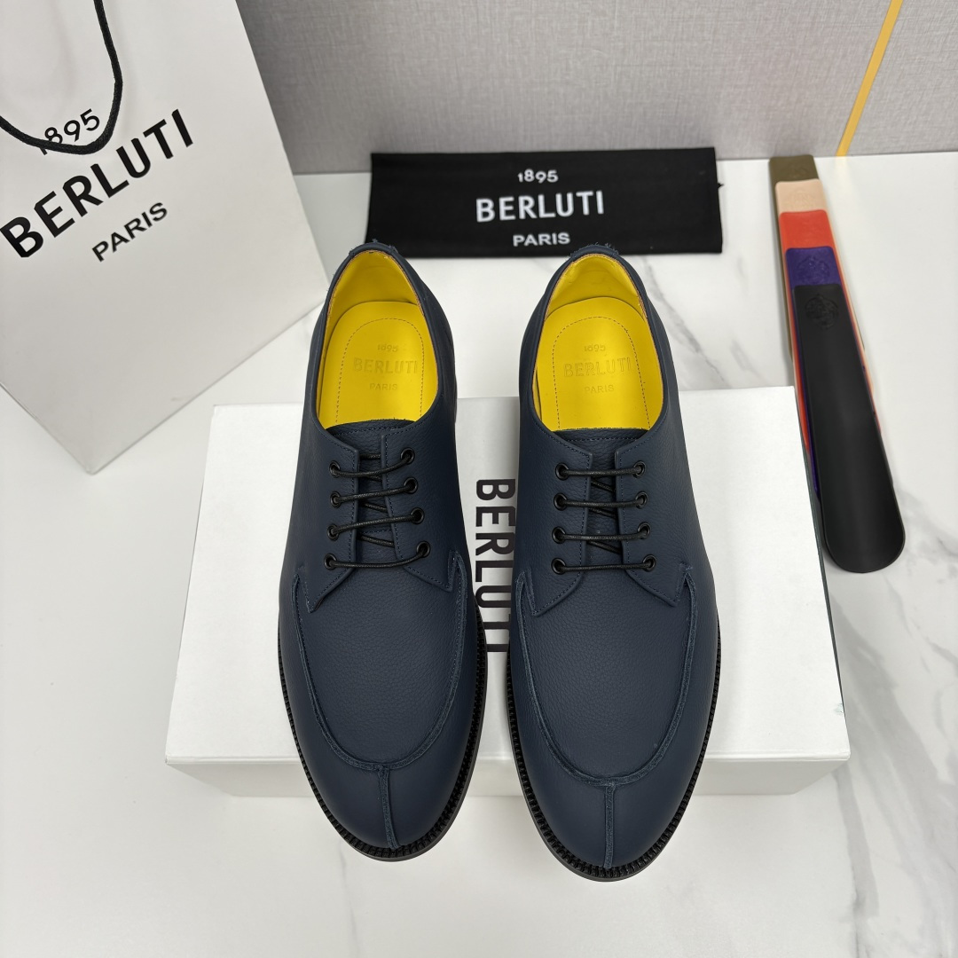 💋💍Berlut* 布鲁提 新品上架 New Oslo 皮革乐福鞋皮鞋官方 23,700 选用优质头层哑