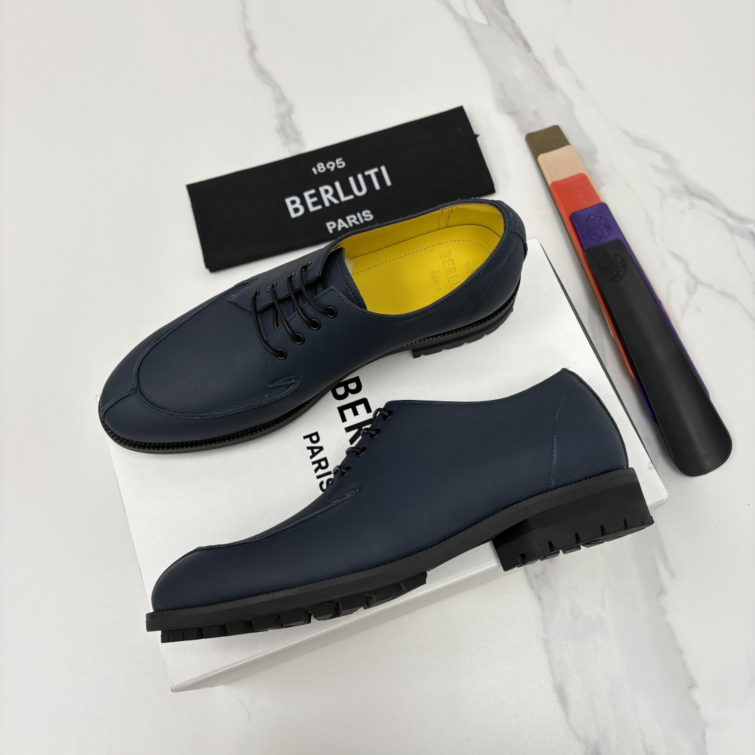 💋💍Berlut* 布鲁提 新品上架 New Oslo 皮革乐福鞋皮鞋官方 23,700 选用优质头层哑