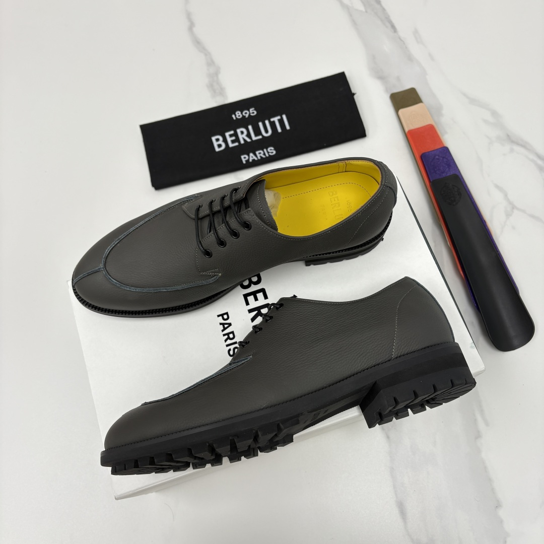 💋💍Berlut* 布鲁提 新品上架 New Oslo 皮革乐福鞋皮鞋官方 23,700 选用优质头层哑