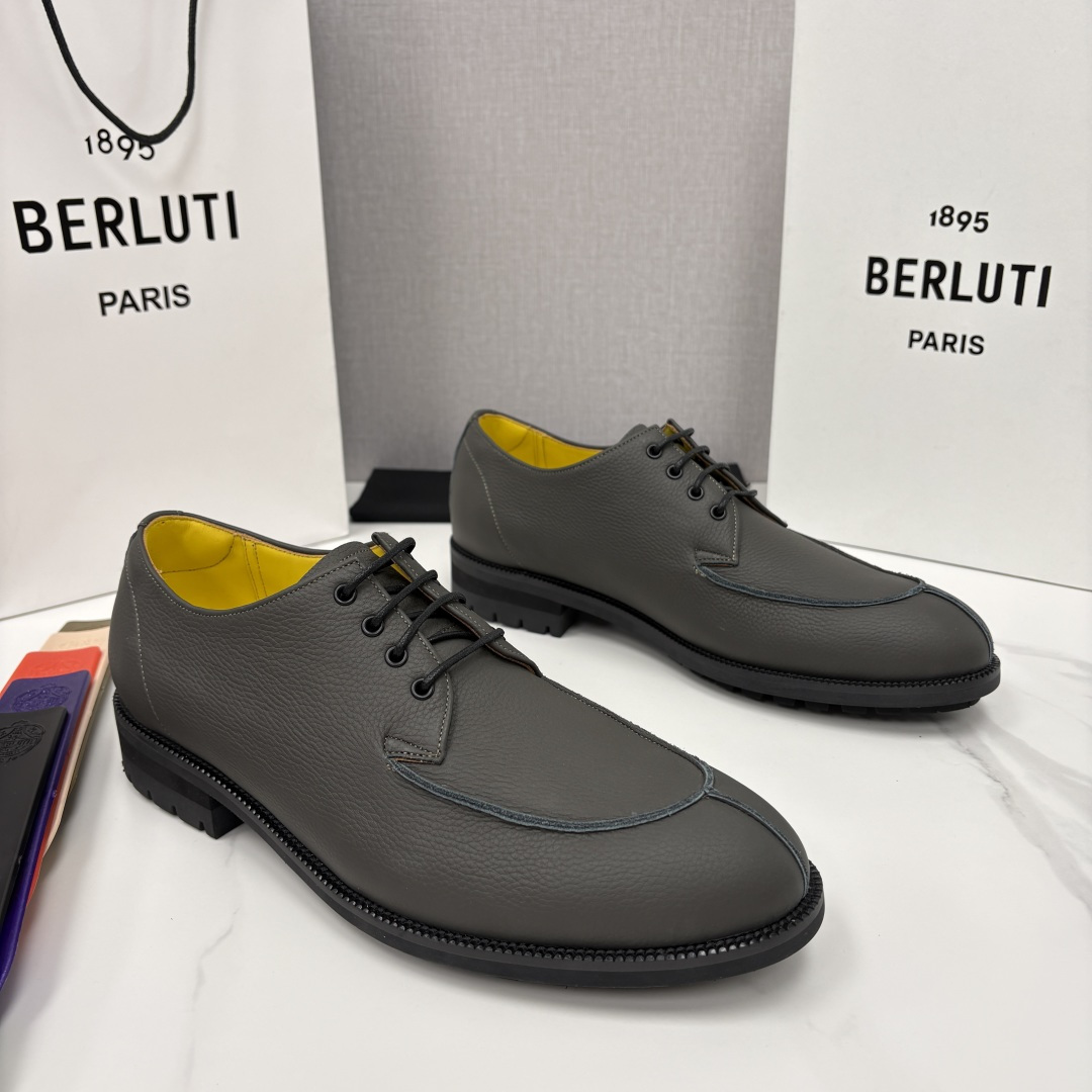 💋💍Berlut* 布鲁提 新品上架 New Oslo 皮革乐福鞋皮鞋官方 23,700 选用优质头层哑