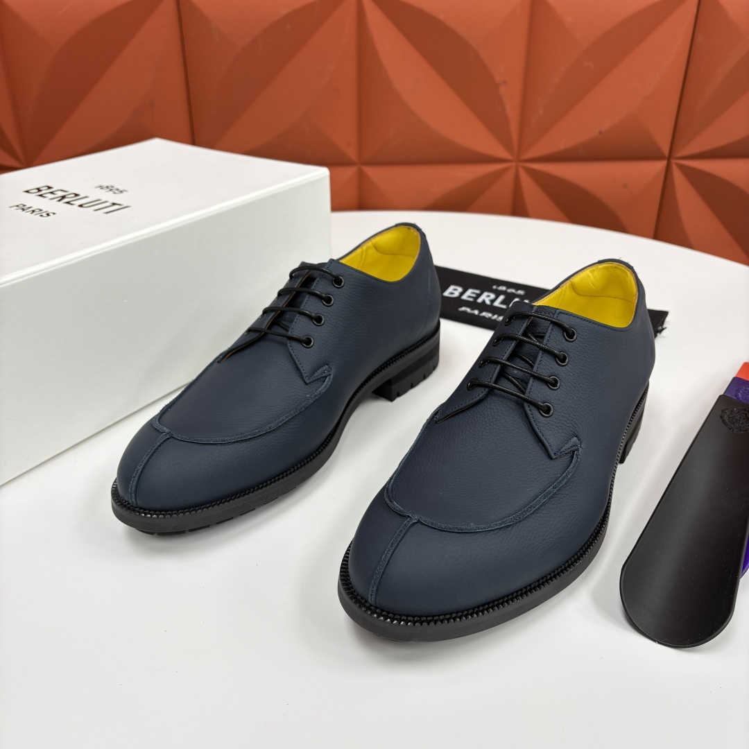 💋💍Berlut* 布鲁提 新品上架 New Oslo 皮革乐福鞋皮鞋官方 23,700 选用优质头层哑