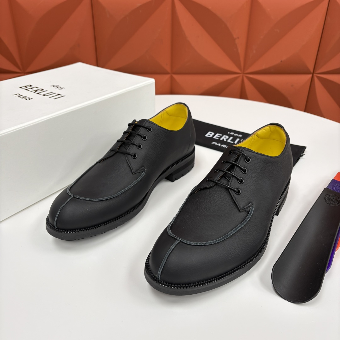 💋💍Berlut* 布鲁提 新品上架 New Oslo 皮革乐福鞋皮鞋官方 23,700 选用优质头层哑