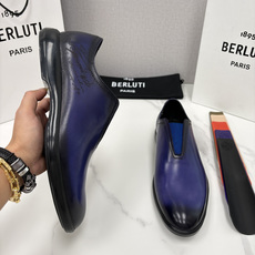 💋💍Berlut*布鲁提新品 特别定制的男士新款系带休闲乐福德比鞋 采用BERLUT*标志性的Venez 💋💍Berlut*布鲁提新品 特别定制的男士新款系带休闲乐福德比鞋 采用BERLUT*标志性的Venez