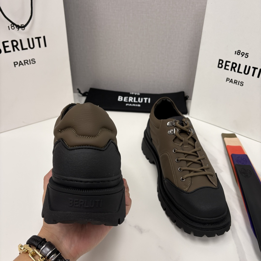 💋 💍 BERLUT* 布鲁提新品 Brunico 厚底皮鞋“貔貅”德比鞋 经典与创新的融合之作 是延续