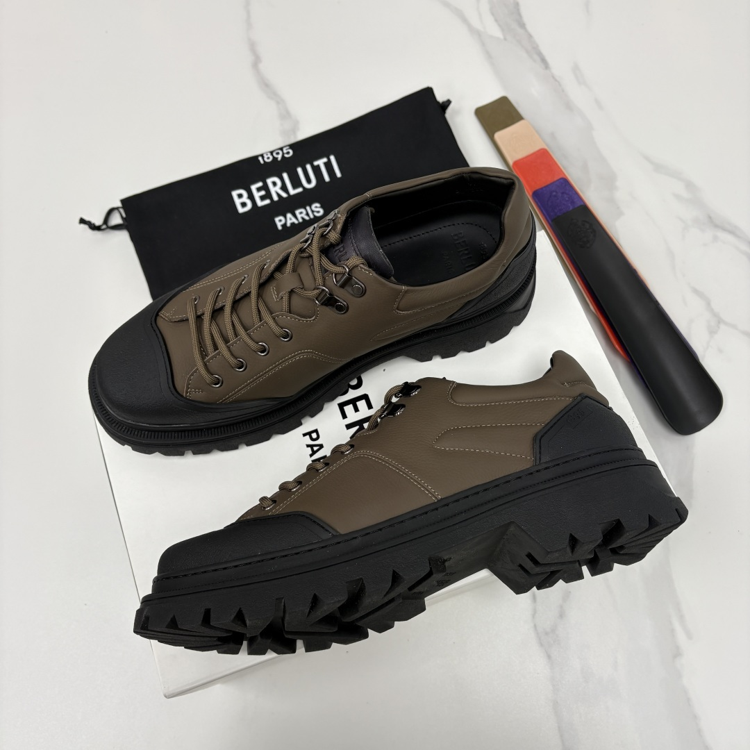 💋 💍 BERLUT* 布鲁提新品 Brunico 厚底皮鞋“貔貅”德比鞋 经典与创新的融合之作 是延续