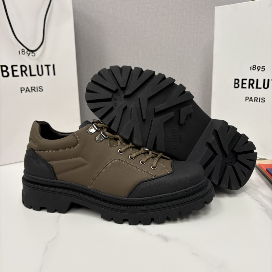 💋 💍 BERLUT* 布鲁提新品 Brunico 厚底皮鞋“貔貅”德比鞋 经典与创新的融合之作 是延续