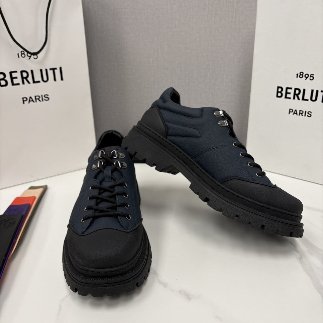 💋 💍 BERLUT* 布鲁提新品 Brunico 厚底皮鞋“貔貅”德比鞋 经典与创新的融合之作 是延续