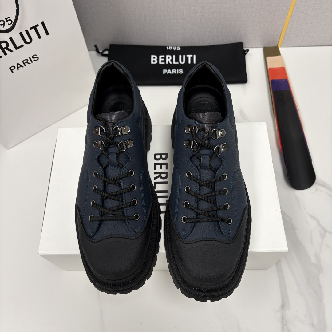 💋 💍 BERLUT* 布鲁提新品 Brunico 厚底皮鞋“貔貅”德比鞋 经典与创新的融合之作 是延续