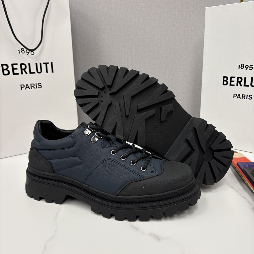 💋 💍 BERLUT* 布鲁提新品 Brunico 厚底皮鞋“貔貅”德比鞋 经典与创新的融合之作 是延续
