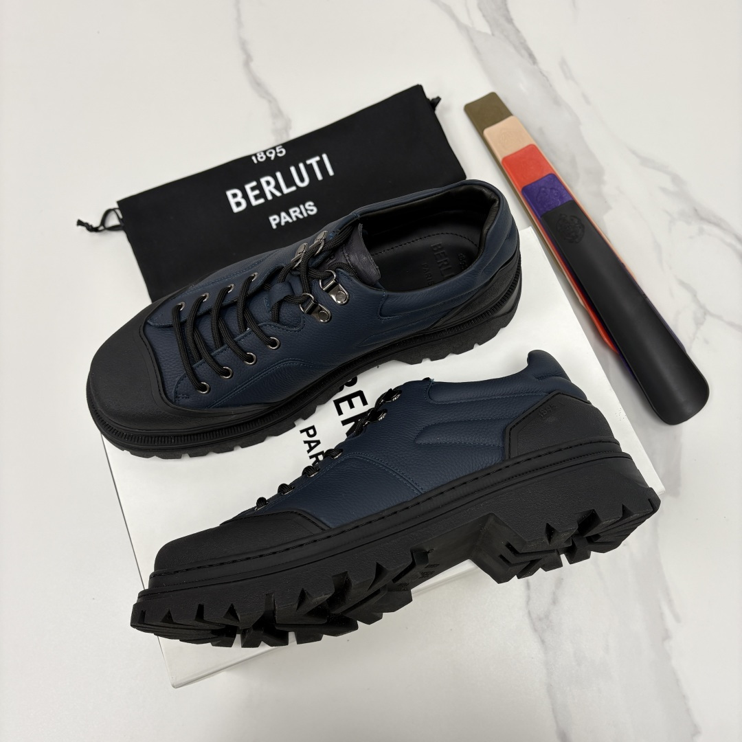 💋 💍 BERLUT* 布鲁提新品 Brunico 厚底皮鞋“貔貅”德比鞋 经典与创新的融合之作 是延续