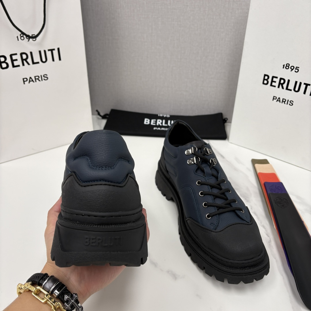 💋 💍 BERLUT* 布鲁提新品 Brunico 厚底皮鞋“貔貅”德比鞋 经典与创新的融合之作 是延续