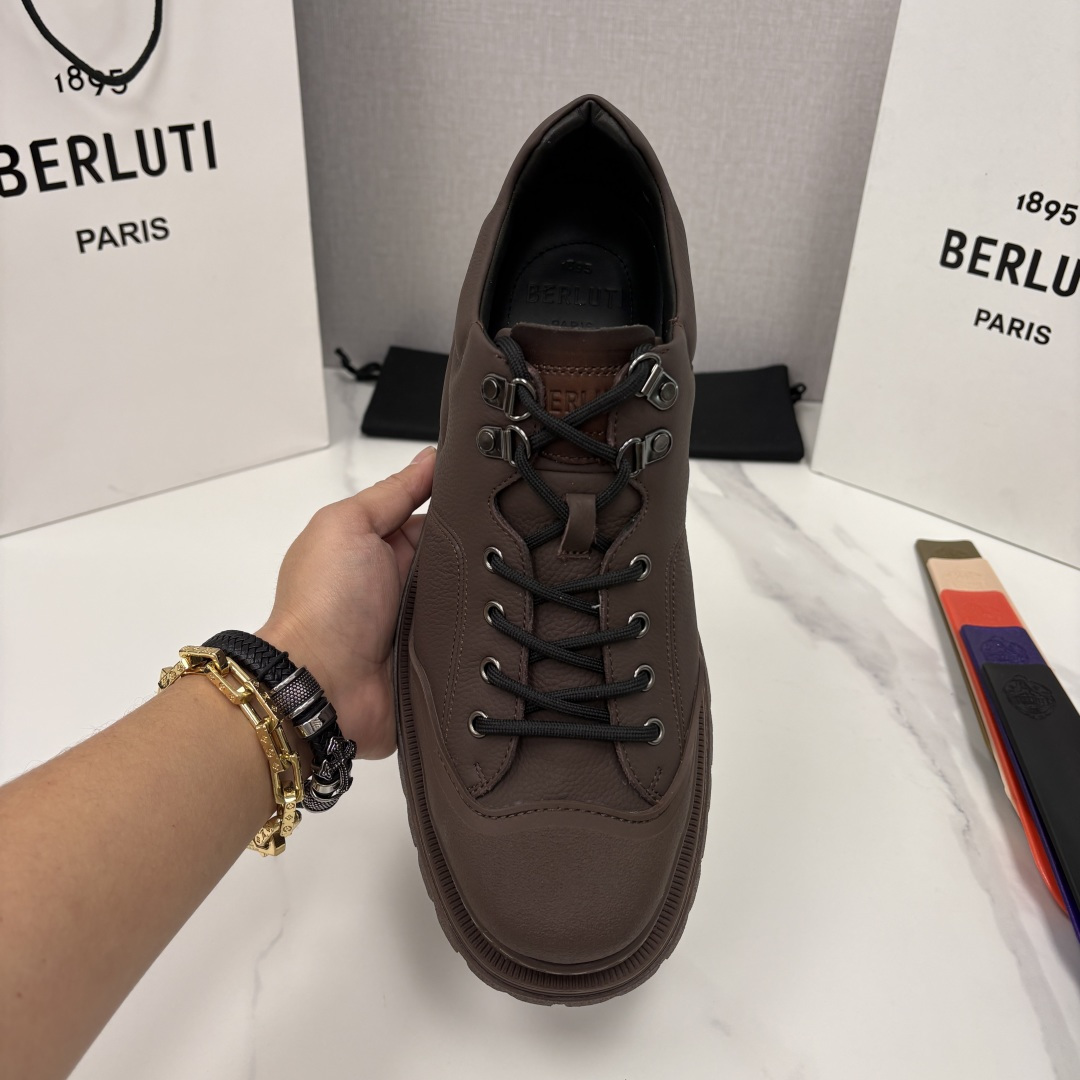 💋 💍 BERLUT* 布鲁提新品 Brunico 厚底皮鞋“貔貅”德比鞋 经典与创新的融合之作 是延续