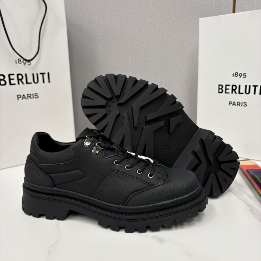 💋 💍 BERLUT* 布鲁提新品 Brunico 厚底皮鞋“貔貅”德比鞋 经典与创新的融合之作 是延续