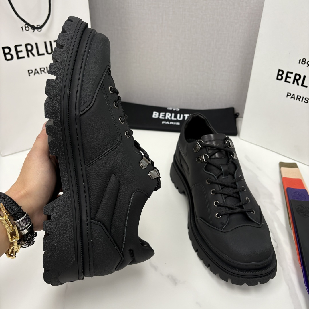 💋 💍 BERLUT* 布鲁提新品 Brunico 厚底皮鞋“貔貅”德比鞋 经典与创新的融合之作 是延续
