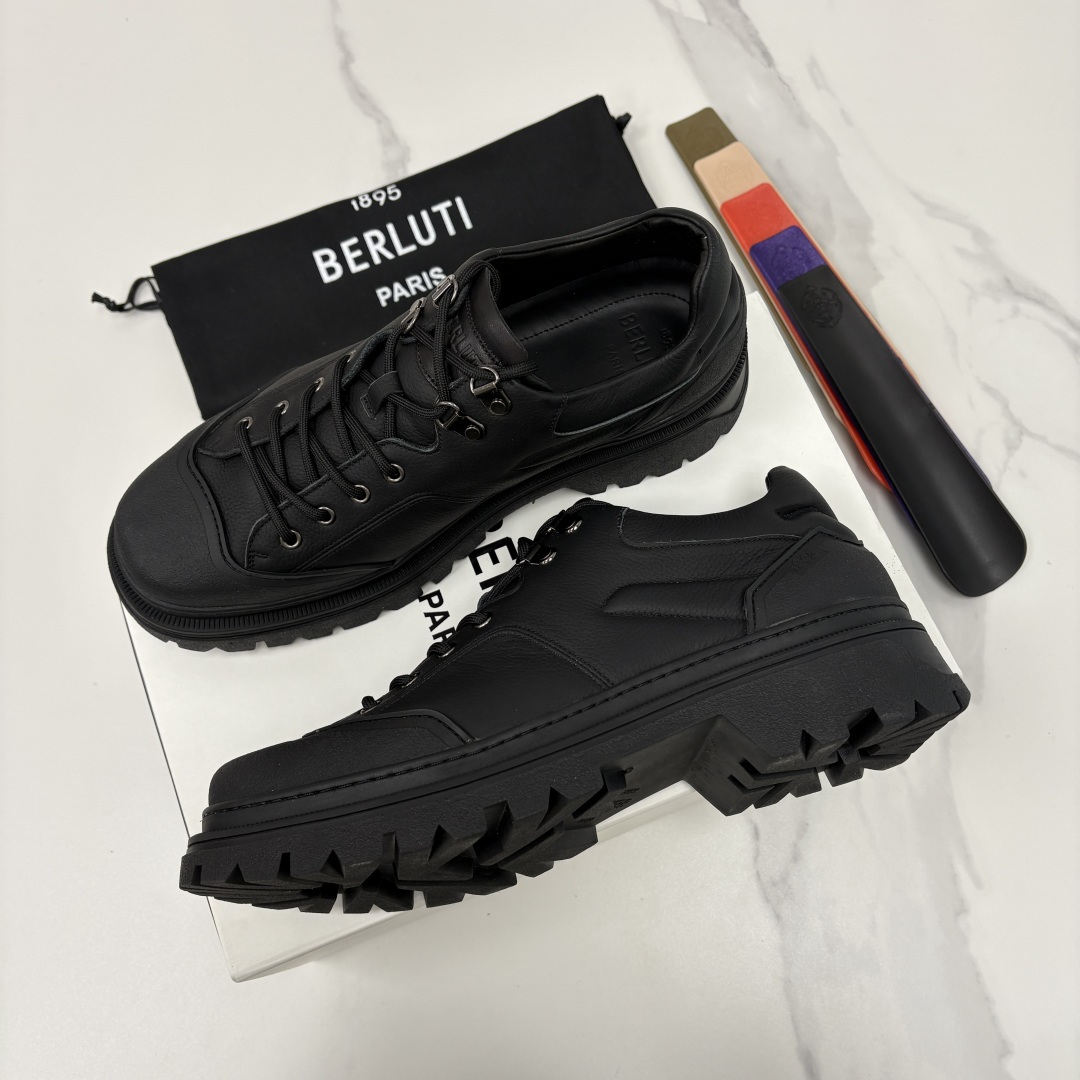💋 💍 BERLUT* 布鲁提新品 Brunico 厚底皮鞋“貔貅”德比鞋 经典与创新的融合之作 是延续
