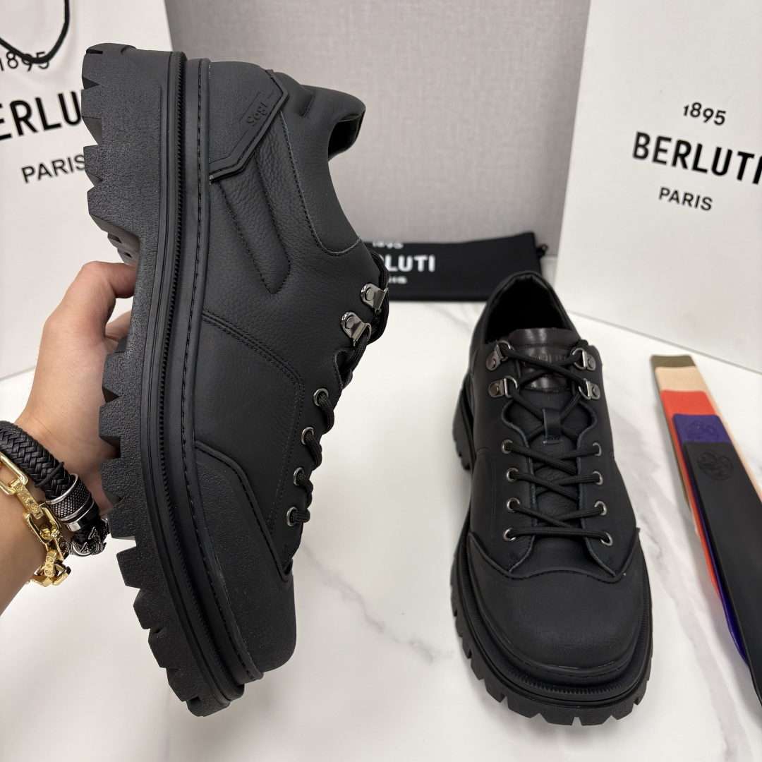 💋 💍 BERLUT* 布鲁提新品 Brunico 厚底皮鞋“貔貅”德比鞋 经典与创新的融合之作 是延续