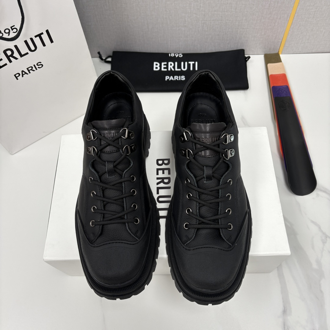 💋 💍 BERLUT* 布鲁提新品 Brunico 厚底皮鞋“貔貅”德比鞋 经典与创新的融合之作 是延续