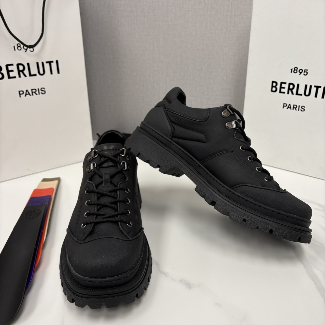💋 💍 BERLUT* 布鲁提新品 Brunico 厚底皮鞋“貔貅”德比鞋 经典与创新的融合之作 是延续