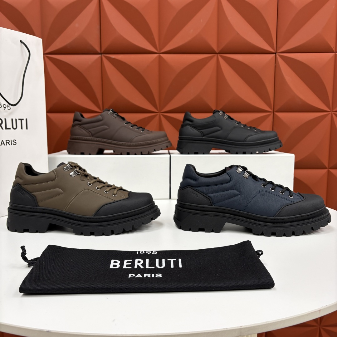 💋 💍 BERLUT* 布鲁提新品 Brunico 厚底皮鞋“貔貅”德比鞋 经典与创新的融合之作 是延续