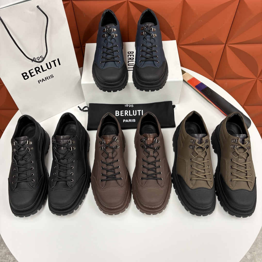 💋 💍 BERLUT* 布鲁提新品 Brunico 厚底皮鞋“貔貅”德比鞋 经典与创新的融合之作 是延续