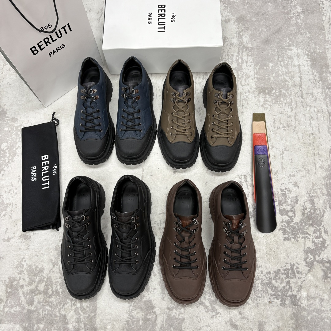 💋 💍 BERLUT* 布鲁提新品 Brunico 厚底皮鞋“貔貅”德比鞋 经典与创新的融合之作 是延续