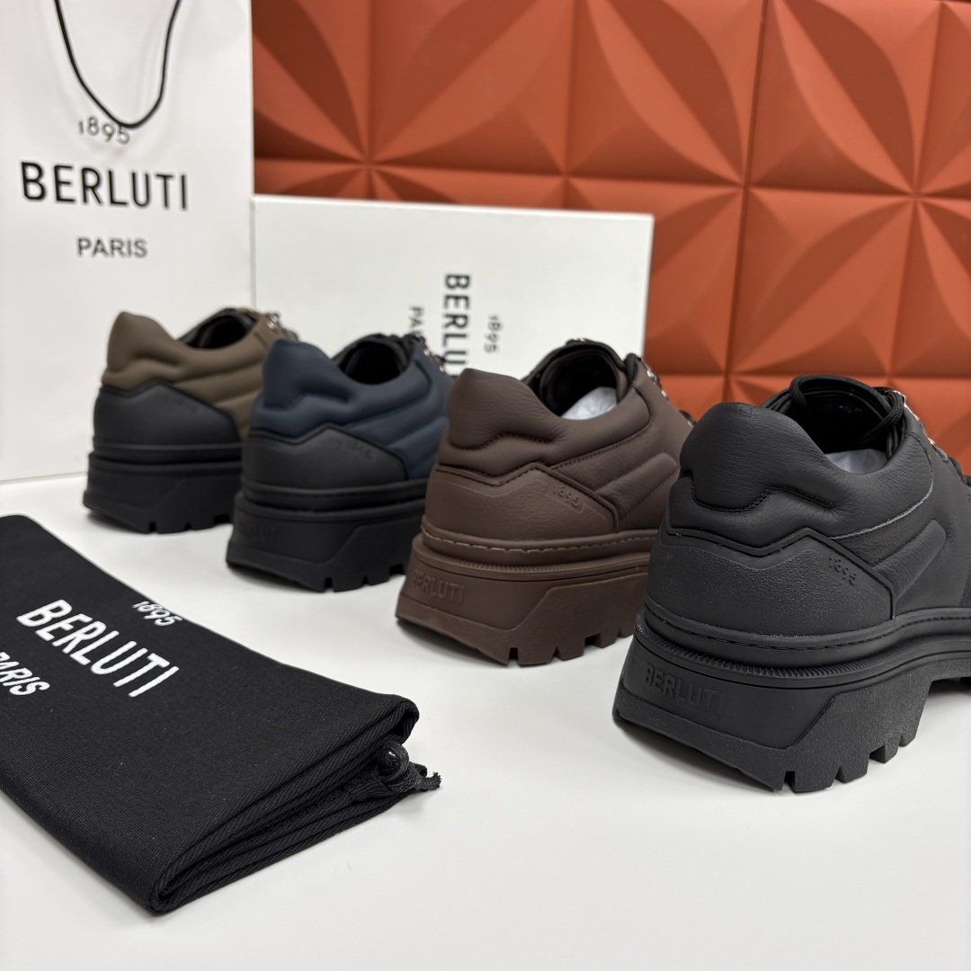 💋 💍 BERLUT* 布鲁提新品 Brunico 厚底皮鞋“貔貅”德比鞋 经典与创新的融合之作 是延续