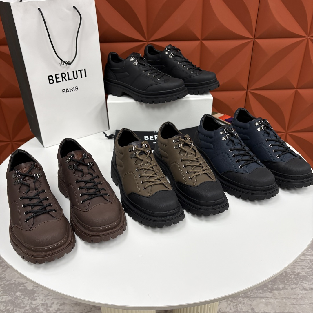💋 💍 BERLUT* 布鲁提新品 Brunico 厚底皮鞋“貔貅”德比鞋 经典与创新的融合之作 是延续
