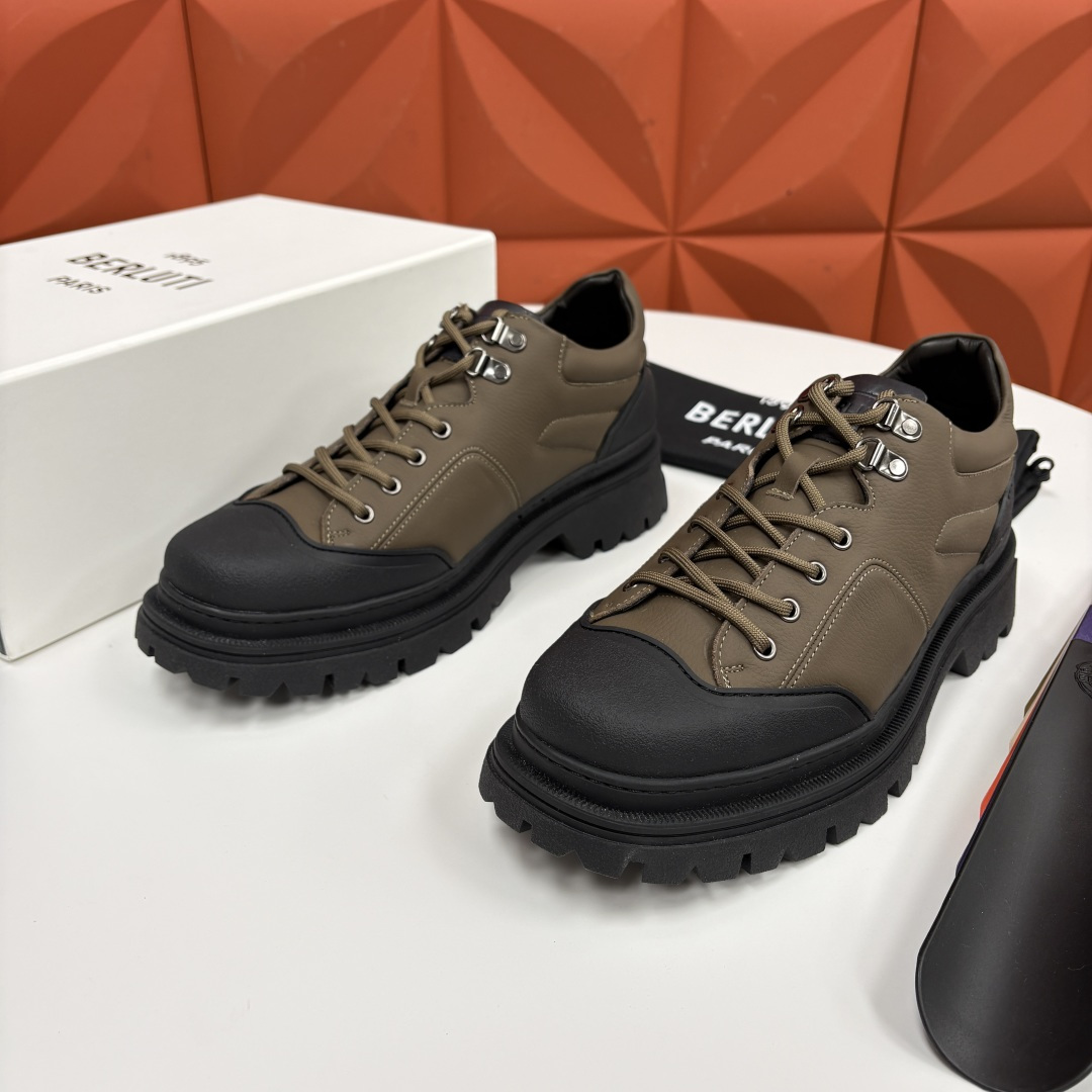 💋 💍 BERLUT* 布鲁提新品 Brunico 厚底皮鞋“貔貅”德比鞋 经典与创新的融合之作 是延续