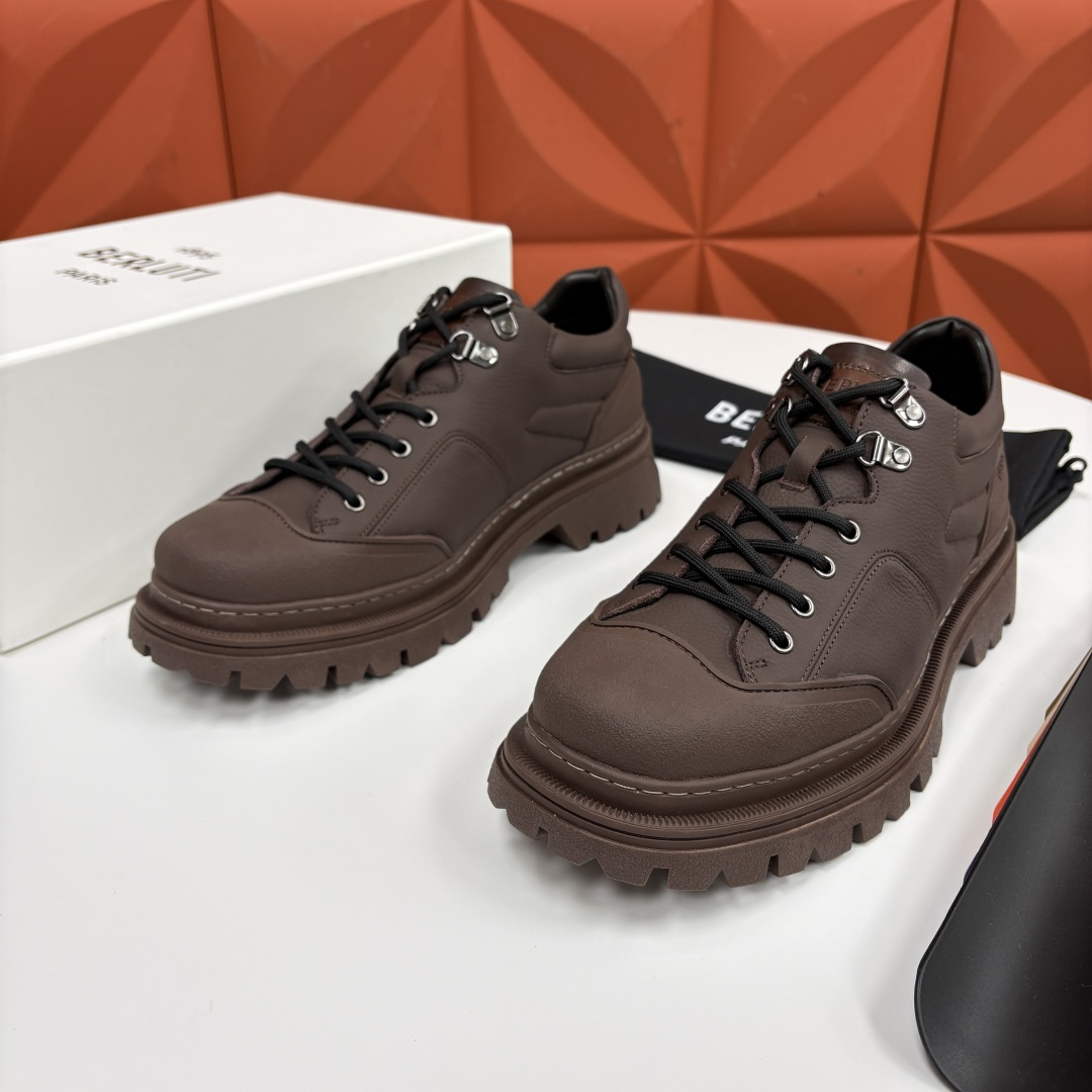 💋 💍 BERLUT* 布鲁提新品 Brunico 厚底皮鞋“貔貅”德比鞋 经典与创新的融合之作 是延续