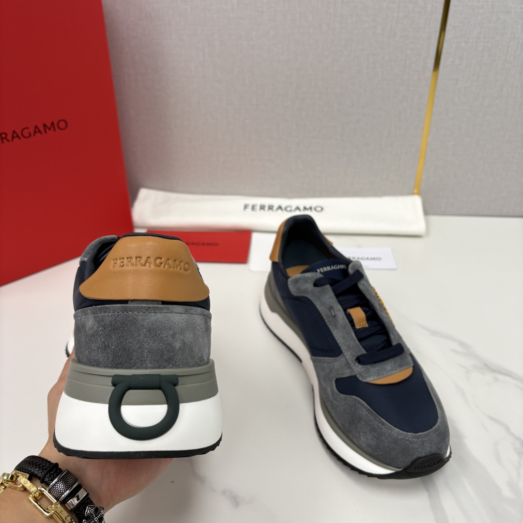 💋💍SF家新品 菲拉～格慕 FERRAGAM* 复古低帮休闲运动鞋 奢华与舒适的双重盛宴 官方 7,80