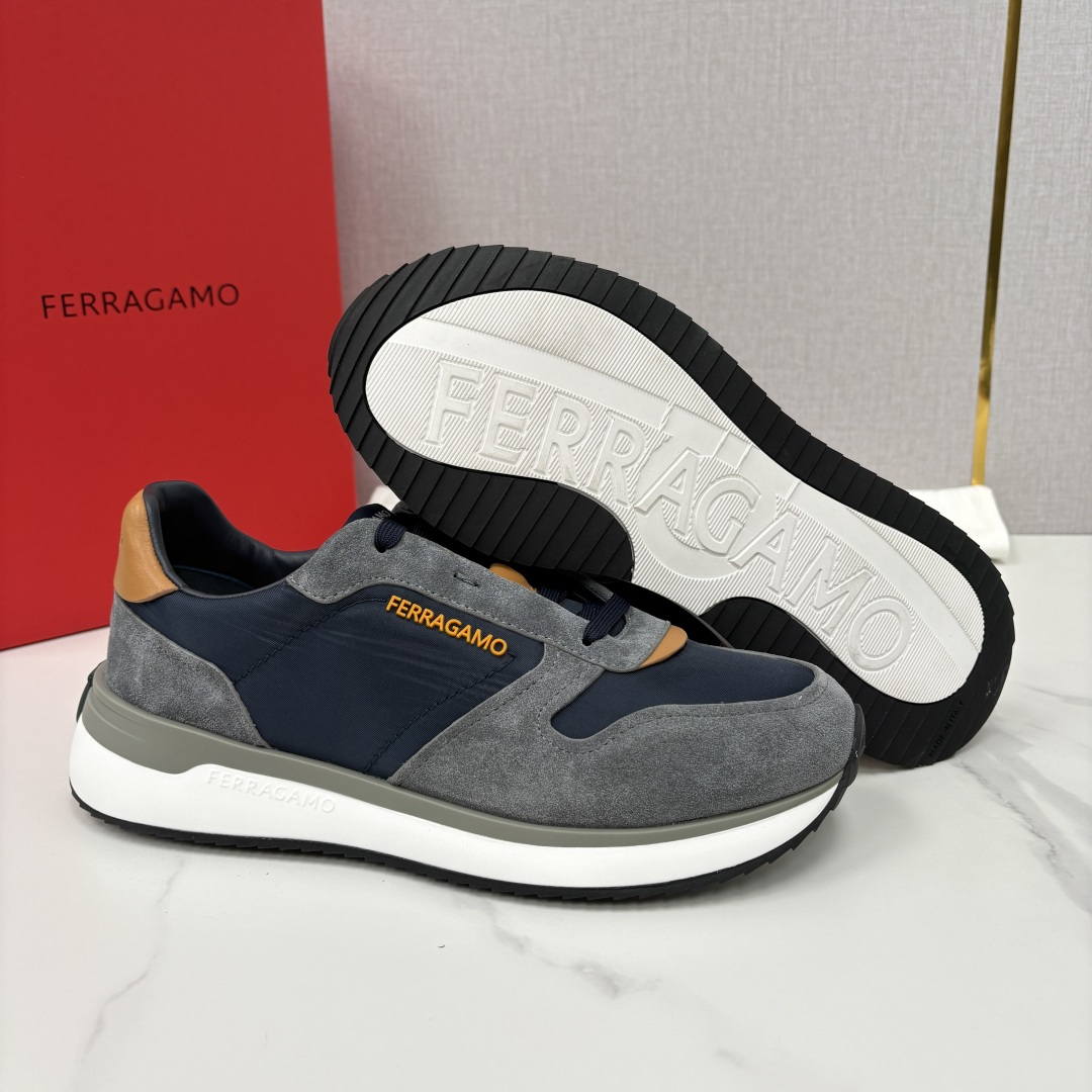 💋💍SF家新品 菲拉～格慕 FERRAGAM* 复古低帮休闲运动鞋 奢华与舒适的双重盛宴 官方 7,80