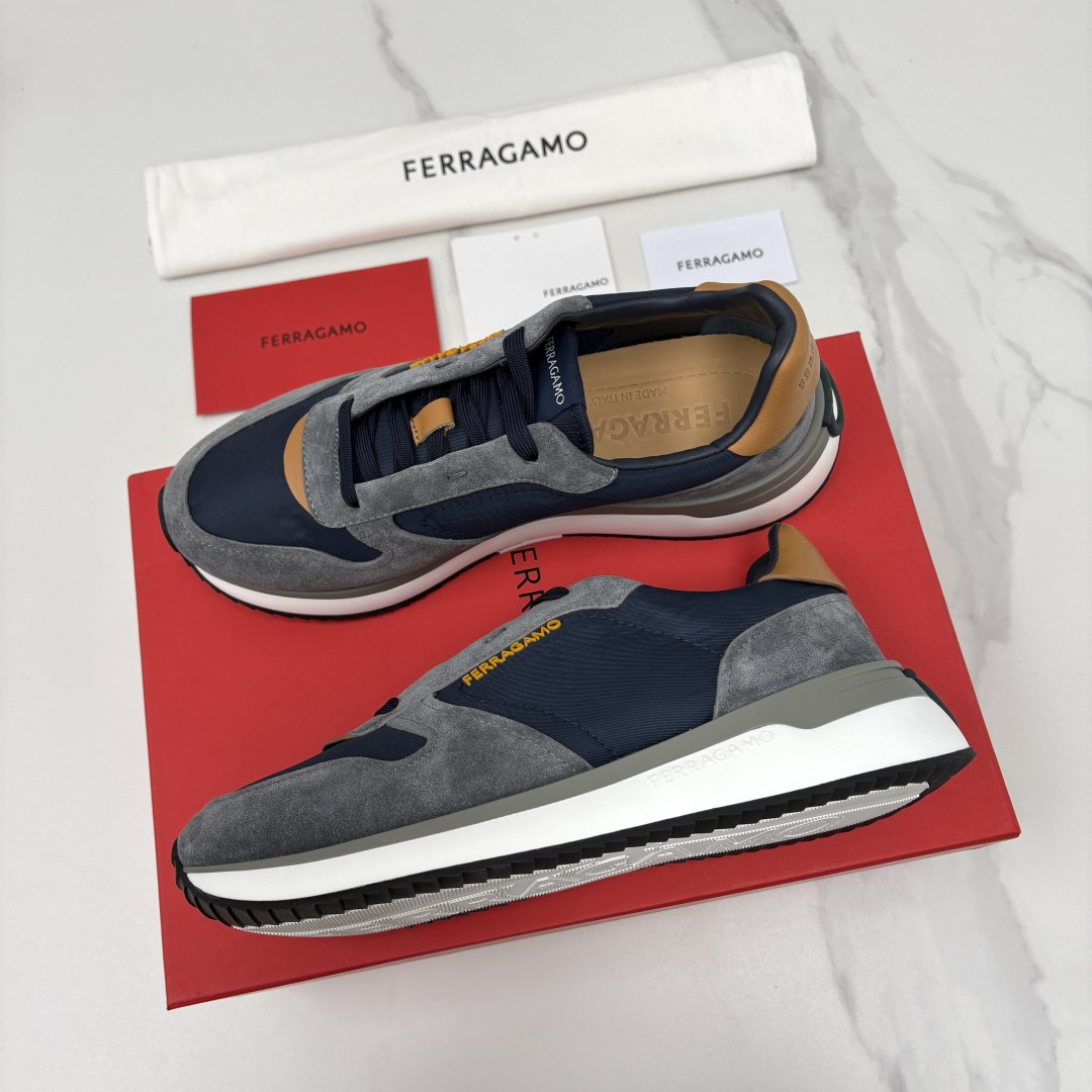 💋💍SF家新品 菲拉～格慕 FERRAGAM* 复古低帮休闲运动鞋 奢华与舒适的双重盛宴 官方 7,80