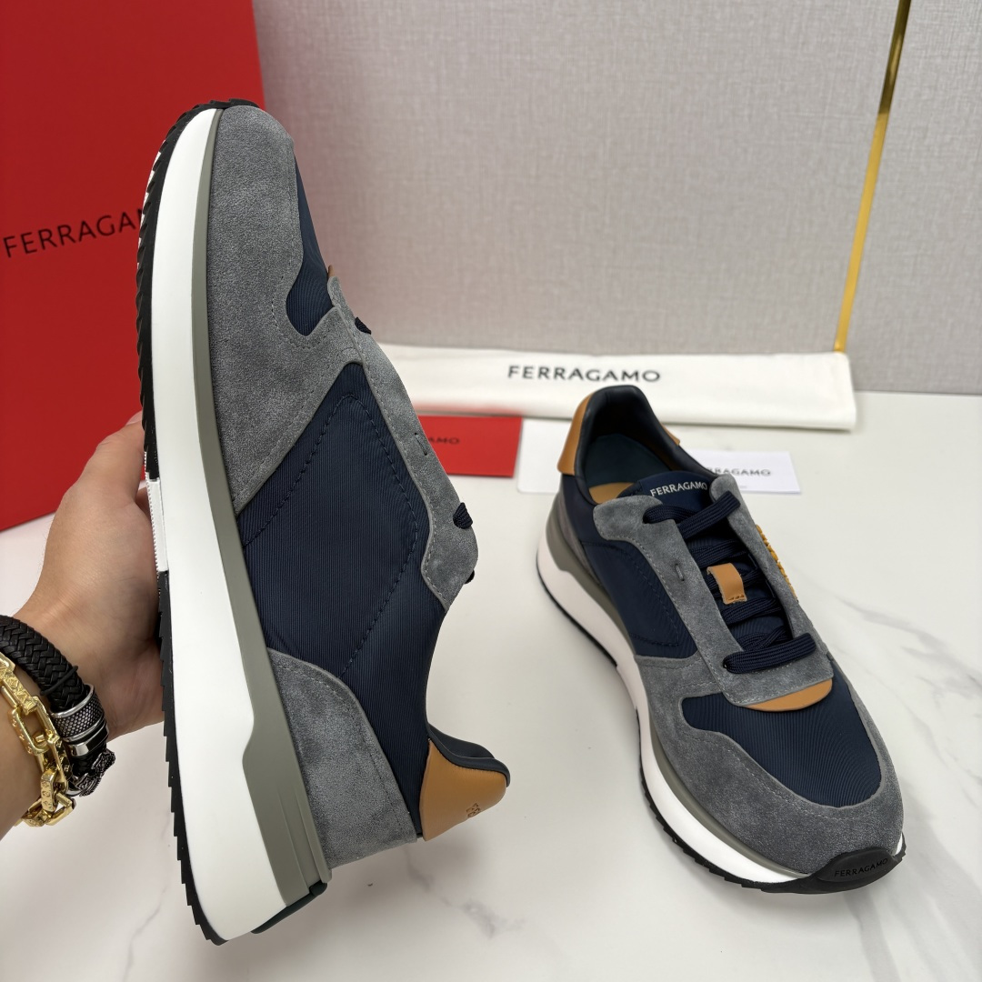 💋💍SF家新品 菲拉～格慕 FERRAGAM* 复古低帮休闲运动鞋 奢华与舒适的双重盛宴 官方 7,80