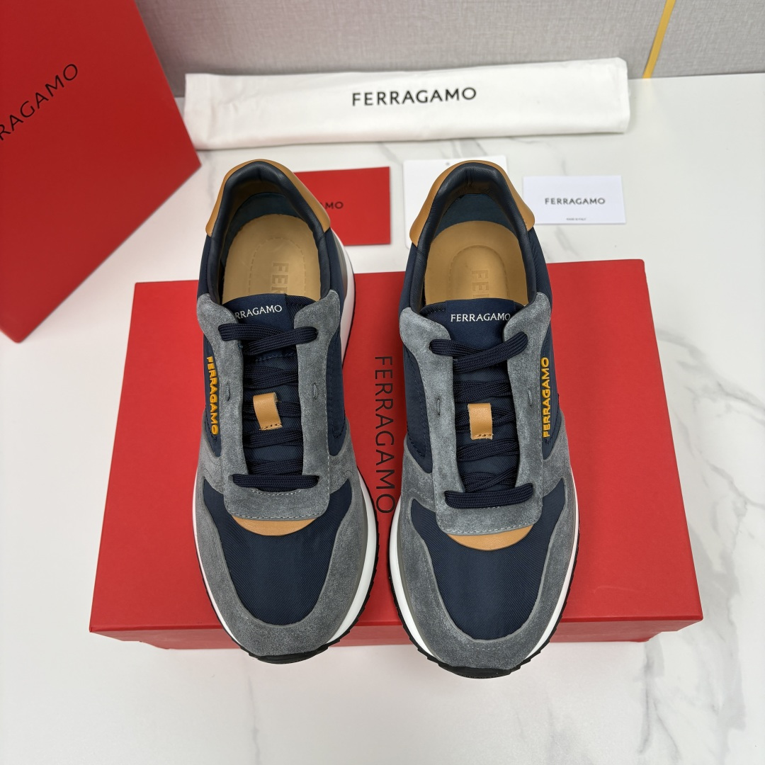 💋💍SF家新品 菲拉～格慕 FERRAGAM* 复古低帮休闲运动鞋 奢华与舒适的双重盛宴 官方 7,80