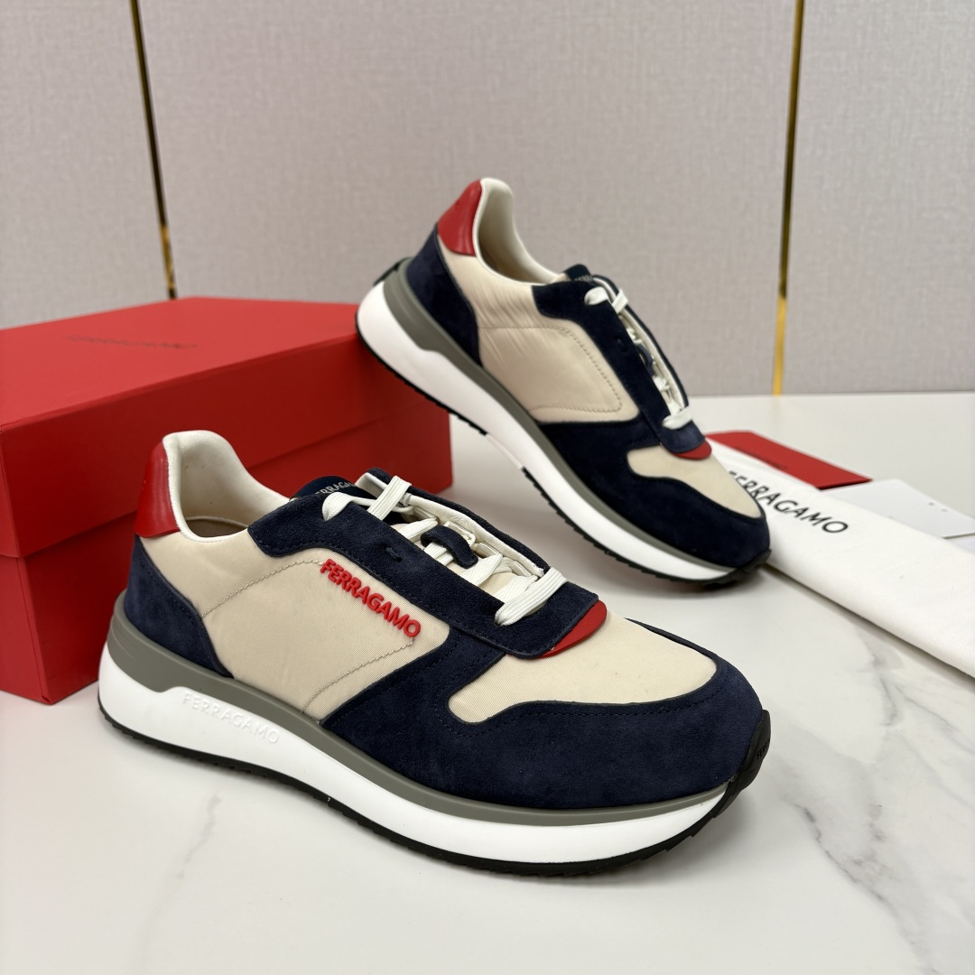 💋💍SF家新品 菲拉～格慕 FERRAGAM* 复古低帮休闲运动鞋 奢华与舒适的双重盛宴 官方 7,80