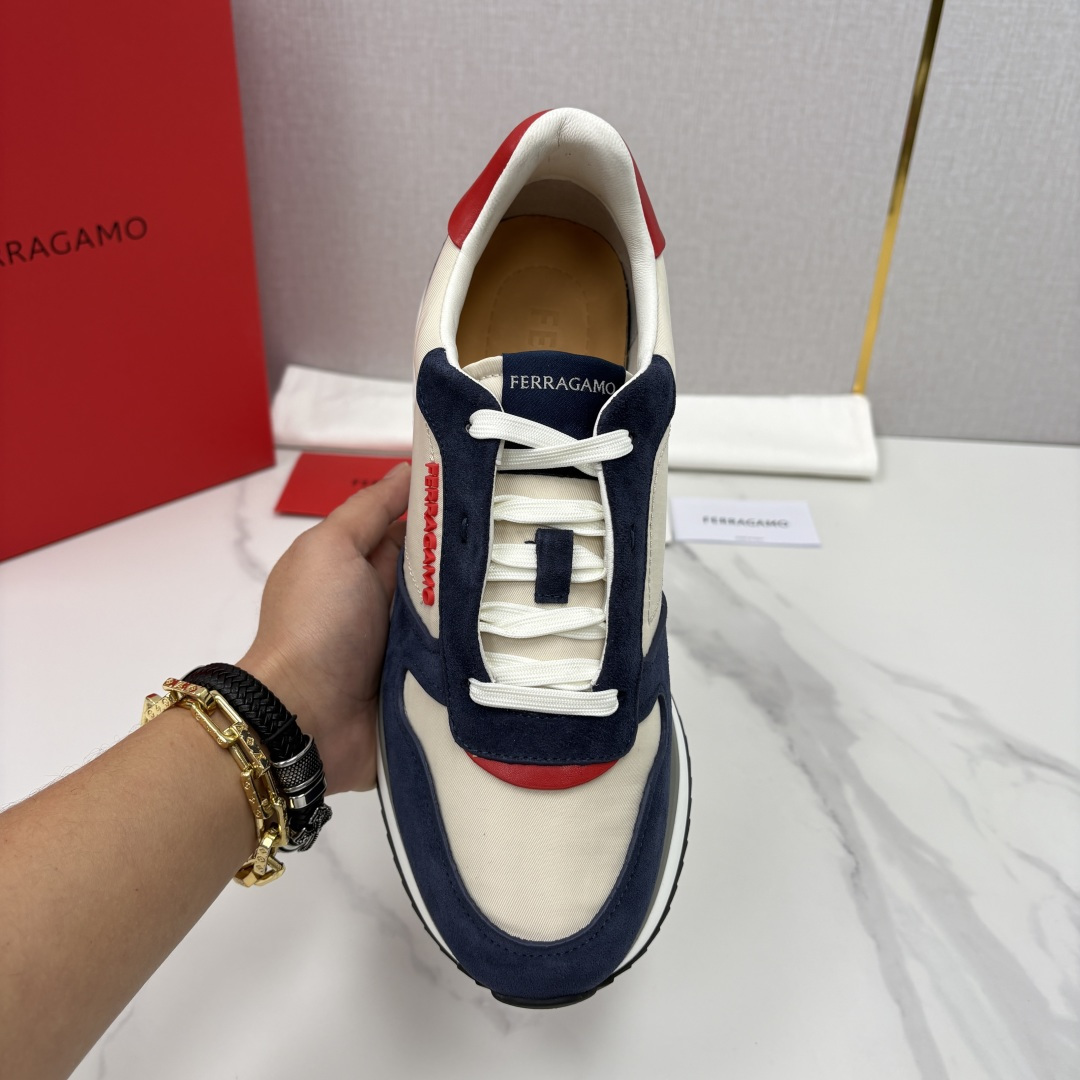 💋💍SF家新品 菲拉～格慕 FERRAGAM* 复古低帮休闲运动鞋 奢华与舒适的双重盛宴 官方 7,80