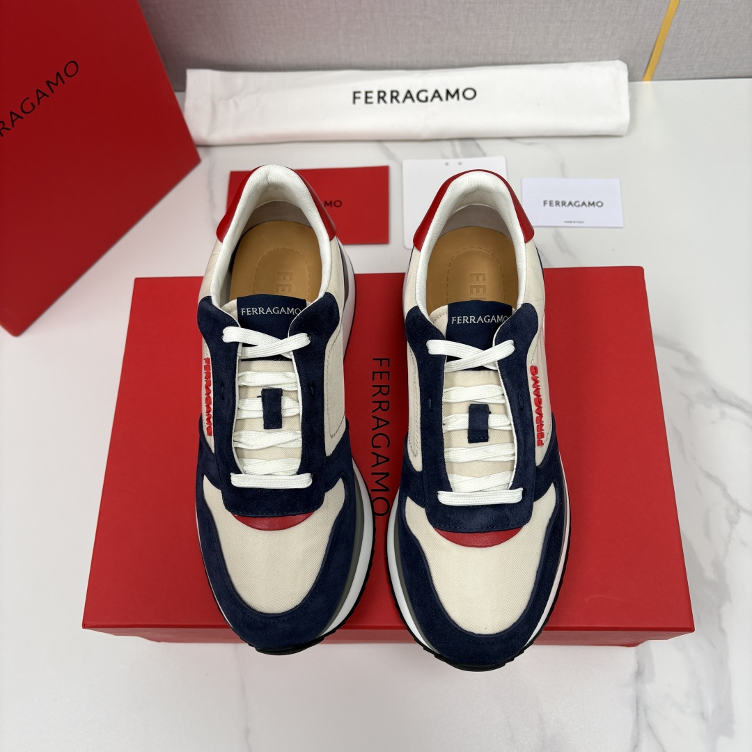 💋💍SF家新品 菲拉～格慕 FERRAGAM* 复古低帮休闲运动鞋 奢华与舒适的双重盛宴 官方 7,80