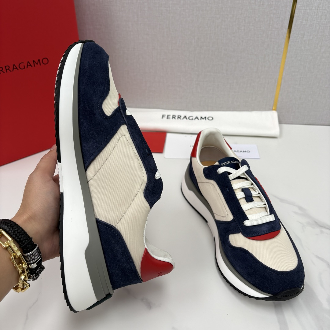 💋💍SF家新品 菲拉～格慕 FERRAGAM* 复古低帮休闲运动鞋 奢华与舒适的双重盛宴 官方 7,80