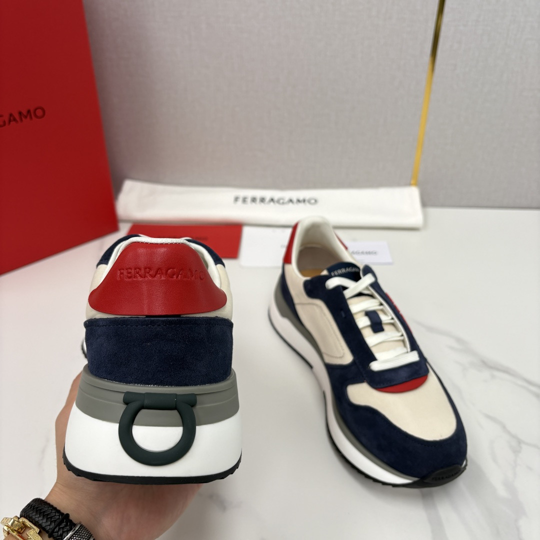 💋💍SF家新品 菲拉～格慕 FERRAGAM* 复古低帮休闲运动鞋 奢华与舒适的双重盛宴 官方 7,80