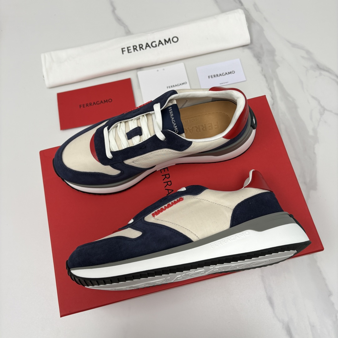 💋💍SF家新品 菲拉～格慕 FERRAGAM* 复古低帮休闲运动鞋 奢华与舒适的双重盛宴 官方 7,80